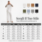 Set da 2 pezzi camicia casual e pantaloni da uomo