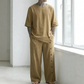 Set da 2 pezzi camicia casual e pantaloni da uomo
