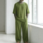 Set da 2 pezzi camicia casual e pantaloni da uomo