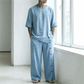 Set da 2 pezzi camicia casual e pantaloni da uomo