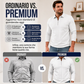 🍂👔 Camicia a righe casual da uomo con zip a quarto