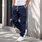 👖 Pantaloni cargo jogger larghi da uomo con coulisse
