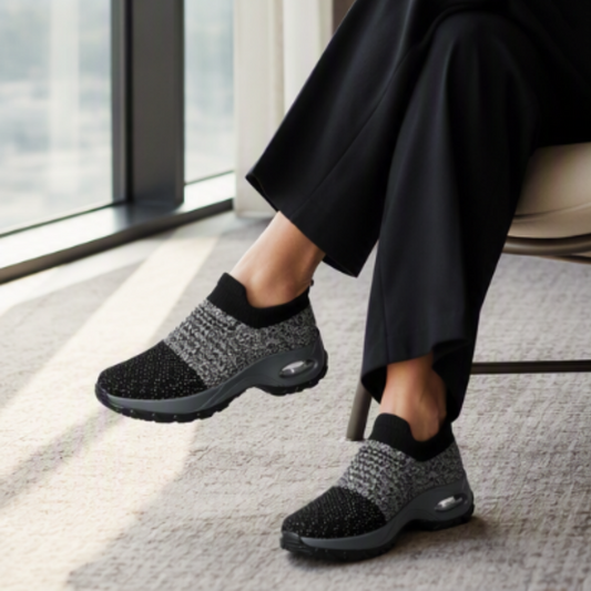 🌬️👟Sneakers da donna traspiranti, modello slip-on, a calzino