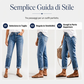 🔥SCONTO DEL 50%! 👖Jeans strappati casual a gamba dritta da donna