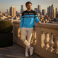 ⏰ Ultimo Giorno di Saldi – SCONTO 50% ✨Felpa da uomo con stampa Milano Italia