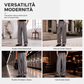 👖Pantaloni drappeggiati a vita alta doppiopetto chic da uomo