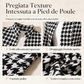 👚Design a blusa pied de poule con apertura frontale, colletto a fascia aperto e vestibilità aderente