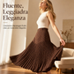 🌸 Gonna plissettata a pois a vita alta da donna : elegante, fluida e femminile