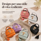 🐚💖 Portachiavi con borsa a forma di conchiglia mini, portarossetto e portamonete in pelle PU