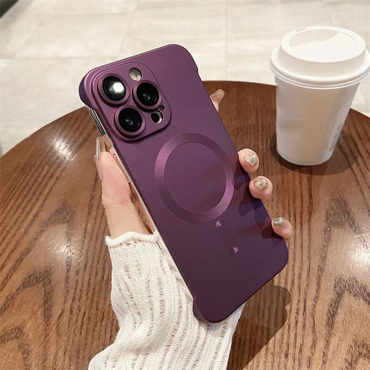 Bästa presenten - 😎Tunt ramlöst magnetiskt telefonfodral för iPhone