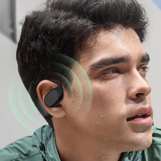 👂Trådlöst Bluetooth-headset som hänger i örat🎧✨