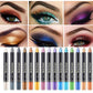 🌈15 Color Highlighter Eyeshadow Pencil Vattentät Glitter Eye Shadow Eyeliner Penna✨