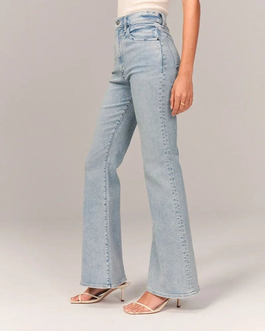 ⭐Kvinnor 2023 ⭐ Ultra High Rise Stretch Flare Jean（ köp 2 gratis frakt📦）