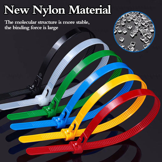 Spänne Självlåsande Premium Nylon Kabelbuntband -🔥 Köp 2 och få 1 gratis🔥