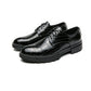 😎👞Herrmode Krokodiltryck Casual Business Läderskor