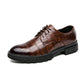 😎👞Herrmode Krokodiltryck Casual Business Läderskor