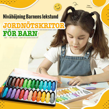 🌈✨Jordnötskritor för barn🖍️