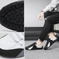 😎👟Rygglösa sneakers för män