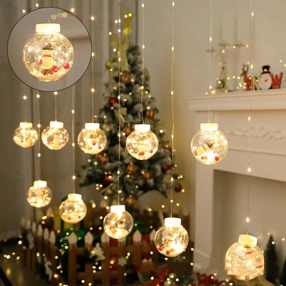 🎅Jul Led Wishing Ball String Lights Dekorationer