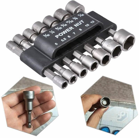 😎✨Set med 14 motoriserade mutterdragare🔩
