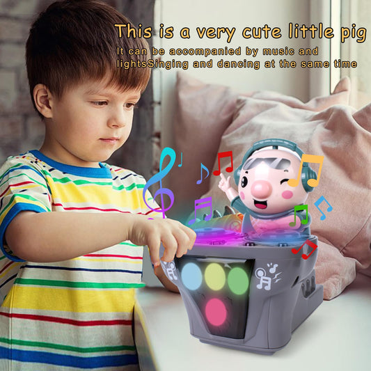 🎅Julförsäljning🎁-DJ Swinging Piggy Toy