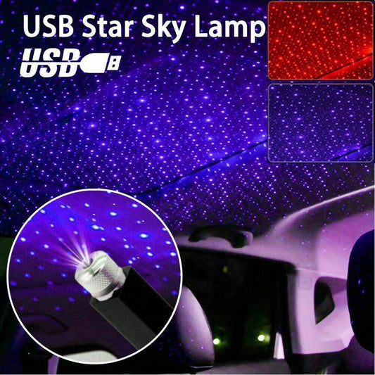 🔥2024 heta rea—🌟🚗Den senaste bilens USB-ljus med stjärnhimmel