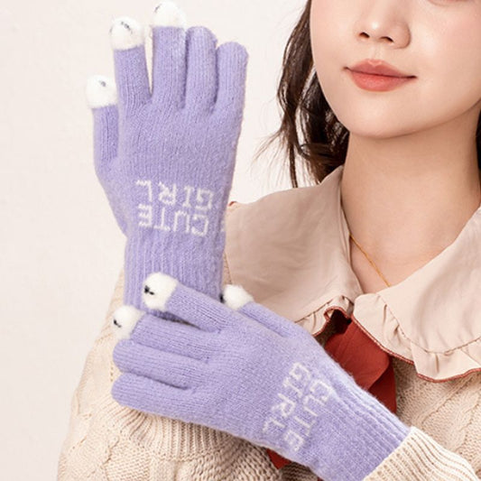 [💟Sött Present ] 🧤Tjockade Termstickade Handskar🥰(🔥Köp 1 och få 1 gratis)