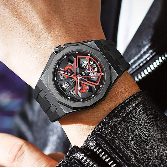 ⌚💦Herrklocka i vattentät design med snygg urtavla - Bästa presenten✨