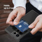 Luxus Magnetische RFID Handyhülle aus Leder mit Kartenhalter & Ständerhalter für Samsung